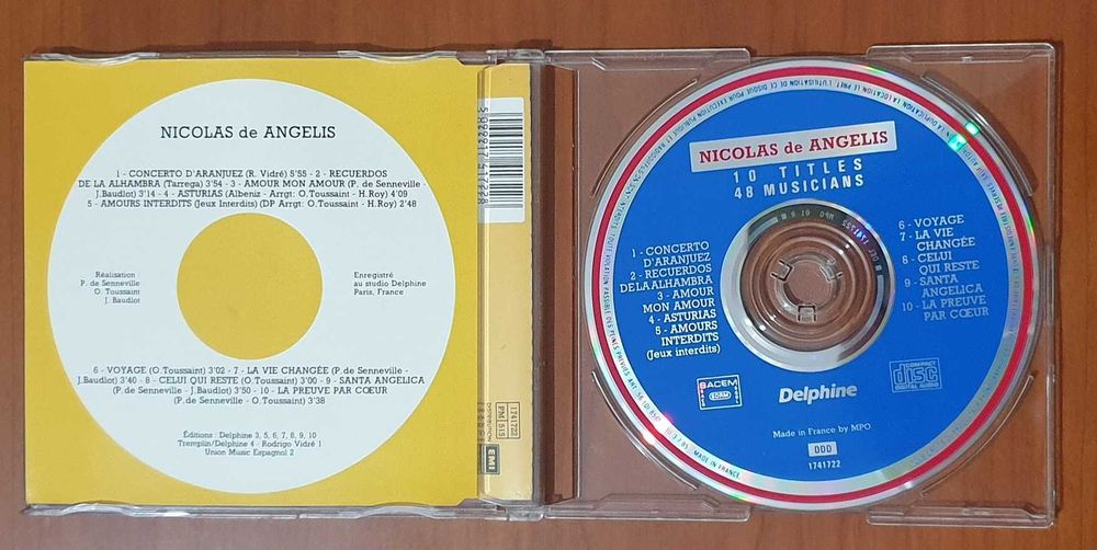 CD - Nicolas de Angelis - Mini Best