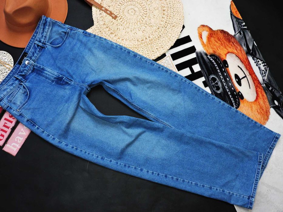 Mohito Stylowe modne spodnie jeans wysoki stan M