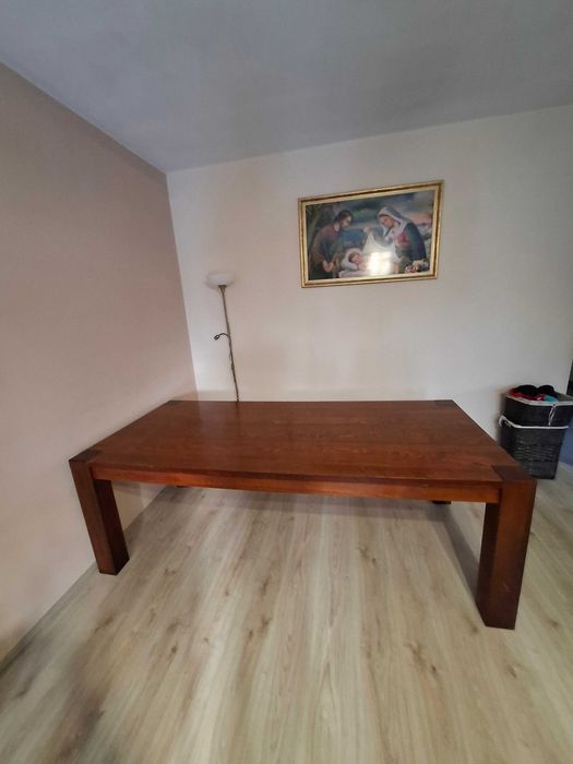 Stół drewniany do jadalni duży 220cm na 100cm Łuków