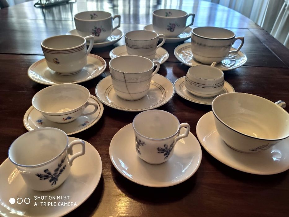 Chávenas antigas Vista Alegre