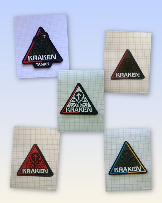 ПВХ патч, шеврон, Кракен