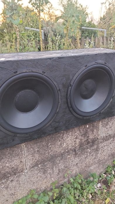 2x subwoofer carro