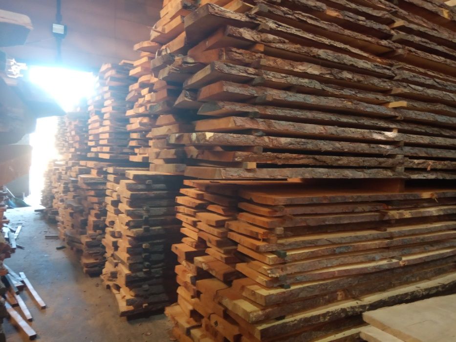 Доска необрезная, обрезная, сосна, ольха, ясень, дуб