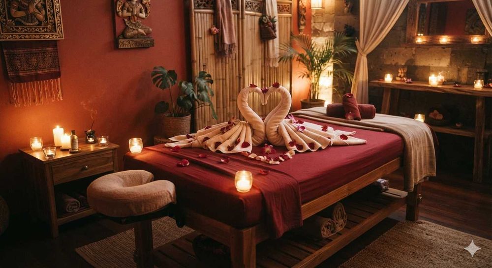 Massagem relaxante em técnica oriental indiana