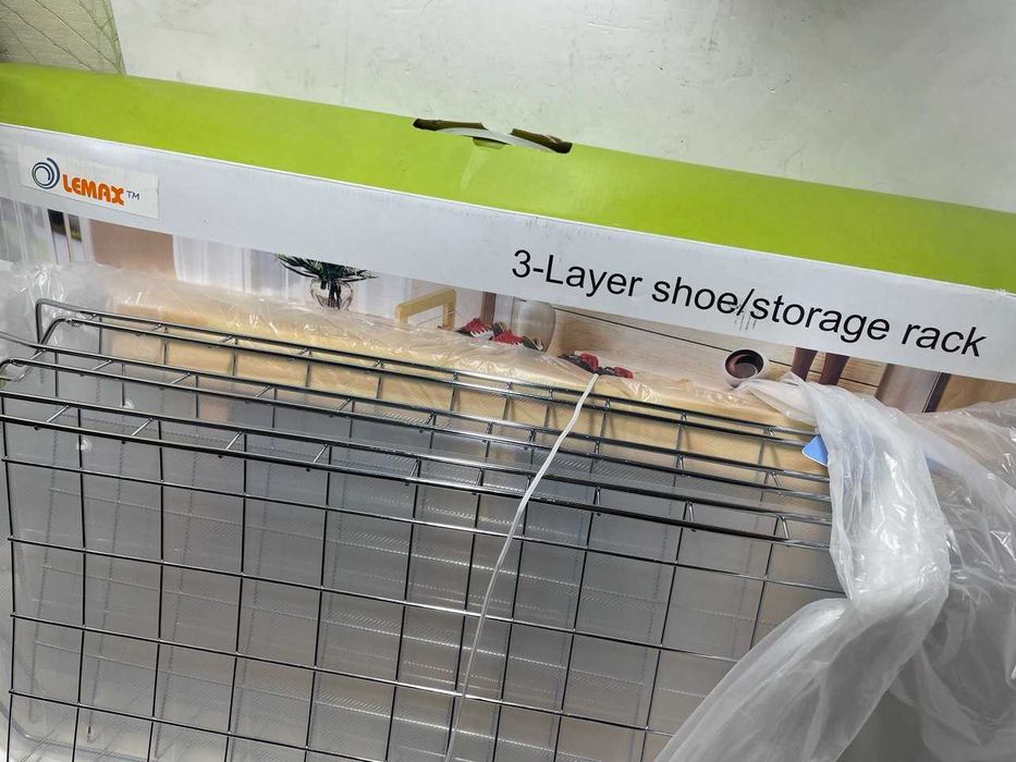 Підставка під взуття 3-х ярусна LEMAX 732x260x700 mm нова