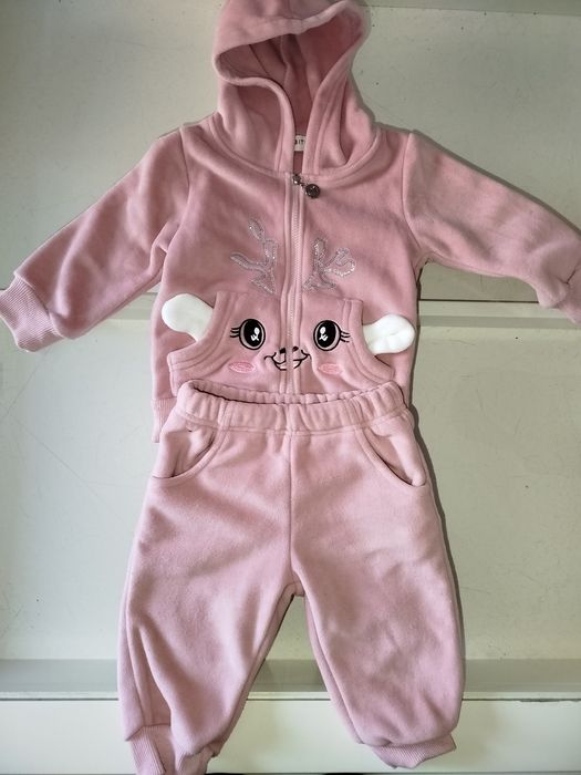 Polarowy dres dziewczęcy 74