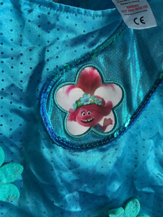 Strój przebranie Poppy the Trolls Trole 3/4 lata