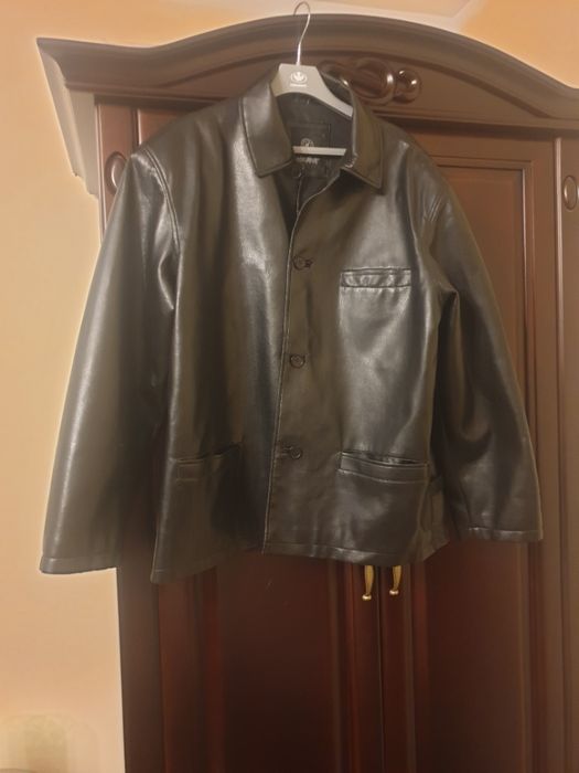 Kurtka Meska ze Skory ECO Tanio Bardzo dobry stan.