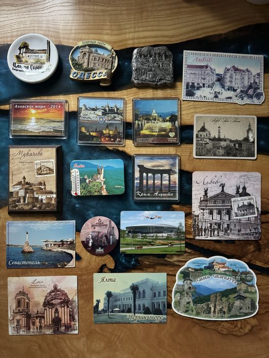 Магніти - країни, міста; магниты на холодильник - страны, города