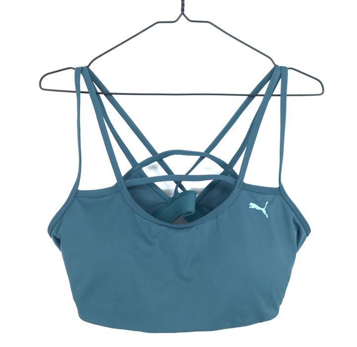 Biustonosz sportowy morska zieleń Puma XL
