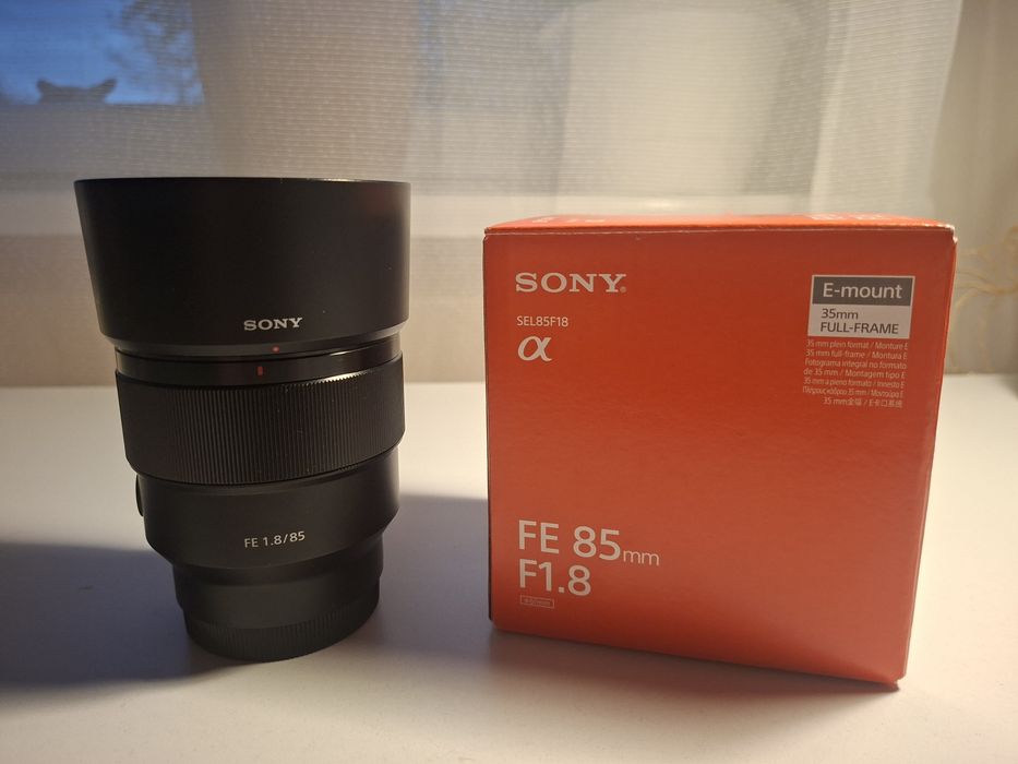 Obiektyw Sony fe 85 1.8
