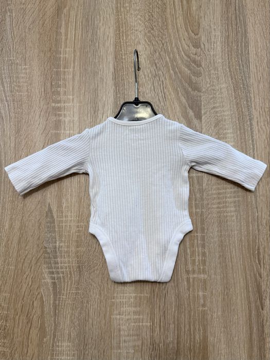 Бодік білий F&F бавовна 0–1 міс у гарному стані