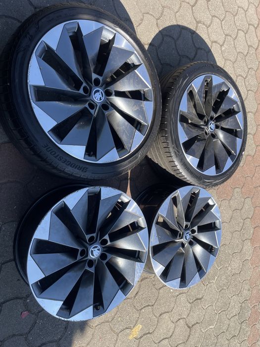 Felgi Skoda Enyaq 21 cali Betria oryginał 5x112 komplet okazja