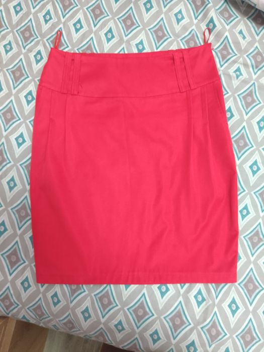 Спідниця пряма червона