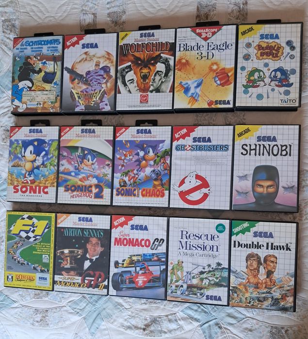 Master system jogos para venda