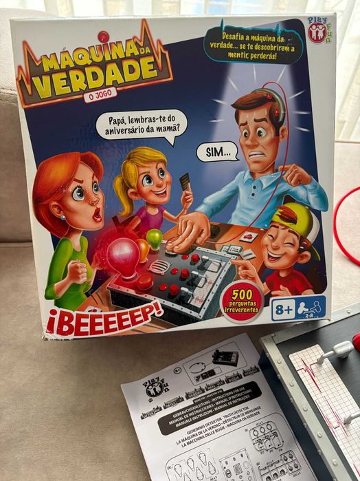 Jogo de Tabuleiro A Maquina da Verdade