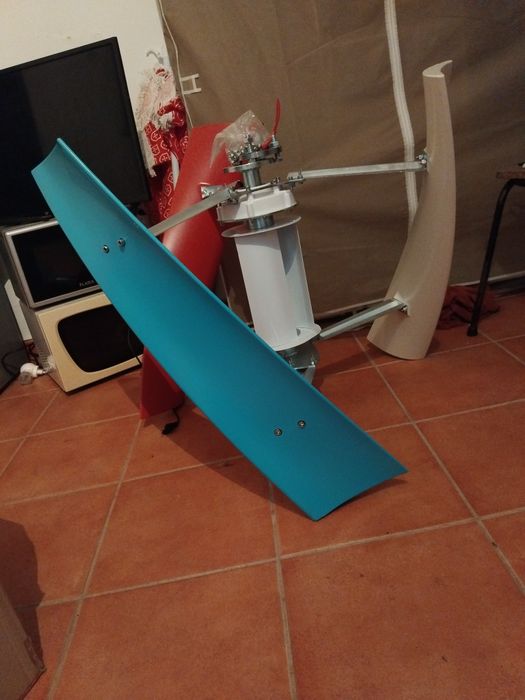 Turbina eolica vertical 15kw 12v com controlador