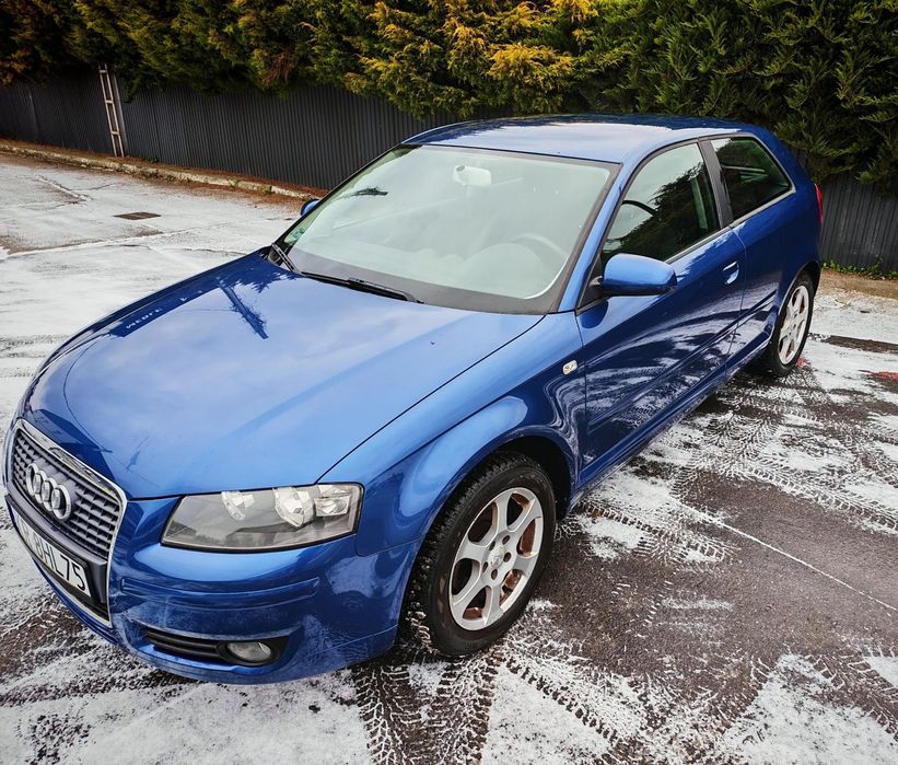 Audi A3 3-drzwiowe Audi A3 8P 1.6 benzyna | niebieskie | zadbane | bezwypadkowe