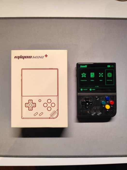 Miyoo Mini Plus + Cartão 64GB com Onion OS64738693832193122