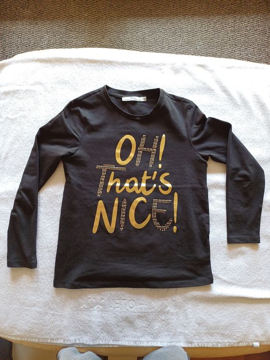 Bluzka dziewczeca 122/128 długi rekaw