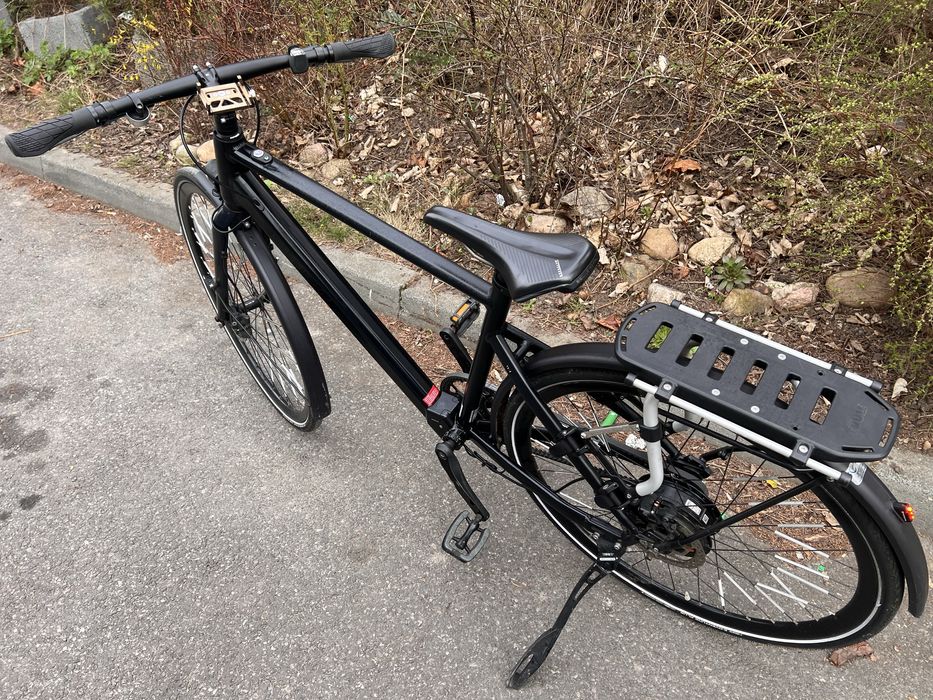 Lekki rower elektryczny RABENEICK na pasku! 19 KG, BAFANG / DO NAPRAWY /B