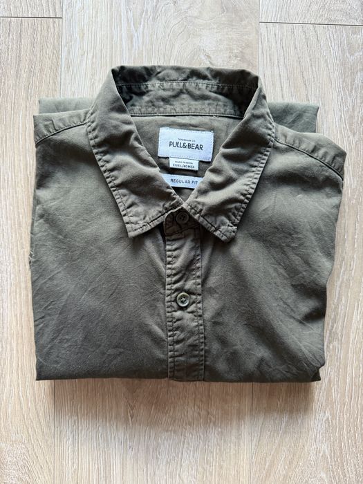 Koszula Pull&Bear, khaki *OKAZJA*