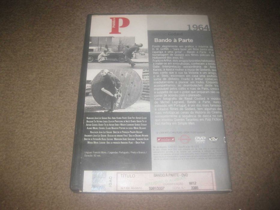 DVD "Bando á Parte" de Jean-Luc Godard
