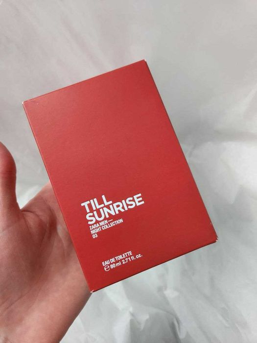 Парфумована туалетна чоловіча вода till sunrise zara 80ml