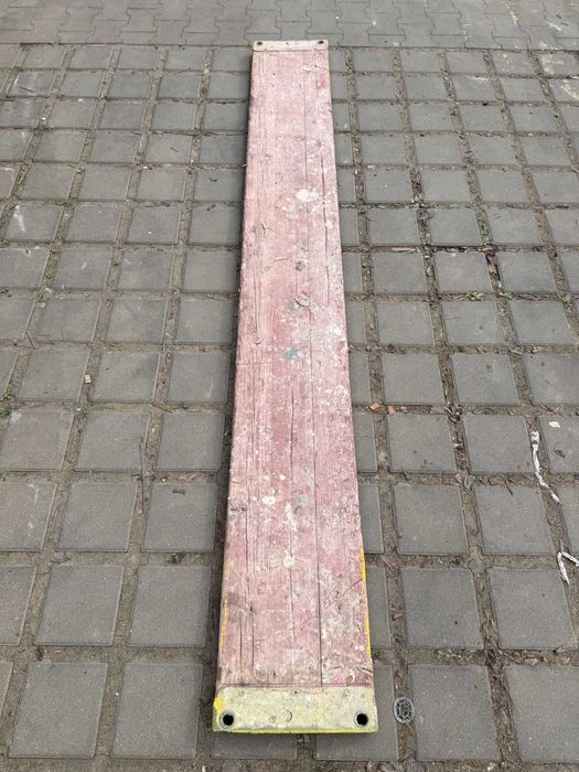 Pomost (podest) drewniany SL250 używany Plettac - telka rusztowania