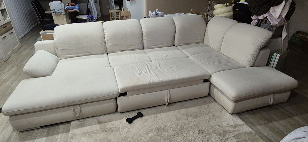 Sofá de canto com chaise longue