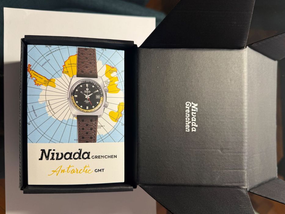 Relógio Automático Nivada ANTARCTIC GMT - TROPICAL ed. limitada 100 exemplares (novo)