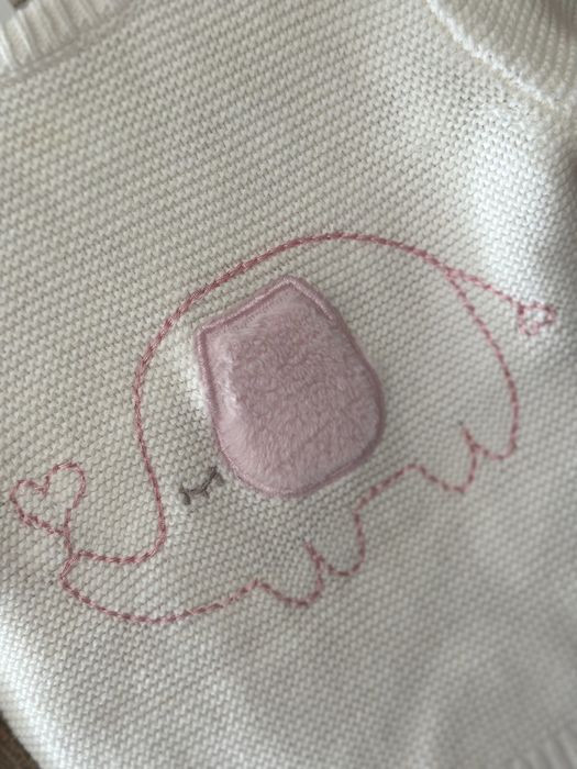 Вʼязаний костюм для дитини 3-6 міс