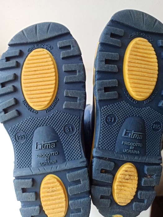 Сапоги резиновые утеплённые 31 размер