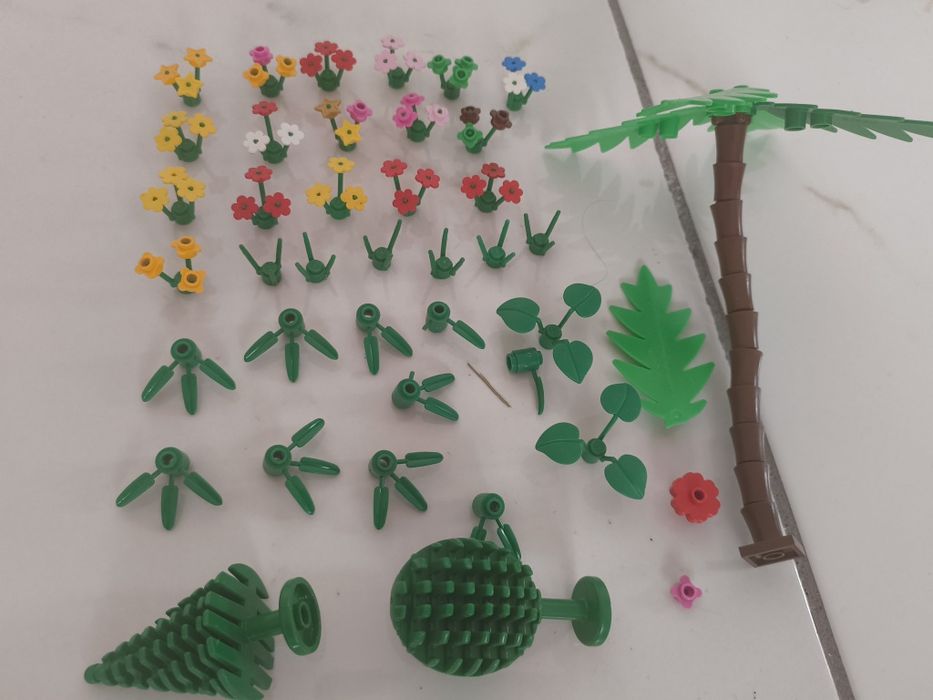Lego peças originais Plantas