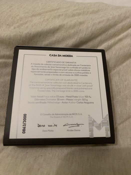 Moeda coleção Fernando Pessoa