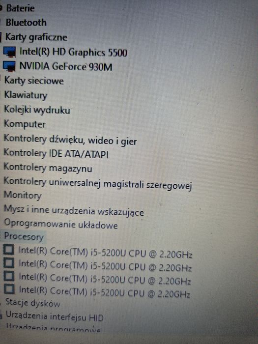 Laptop toshiba satelitę i5 5gen 8gb ram 240ssd win10 2 grafiki