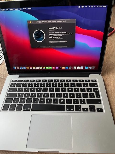 MacBook Pro A1502 z 2014 roku