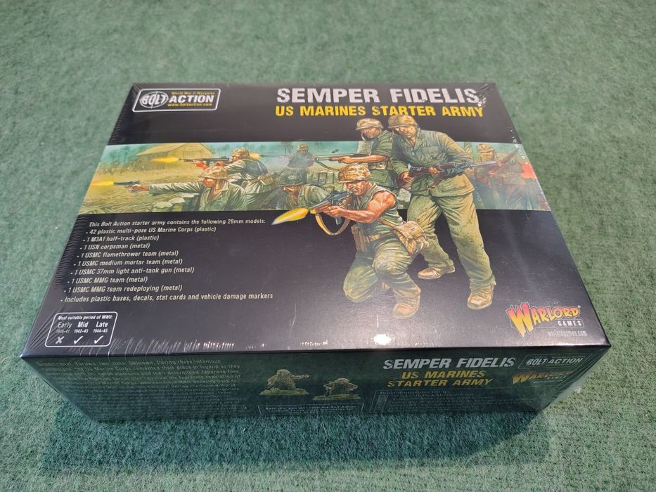 Bolt Action Sempre Fidelis US Marines starter set