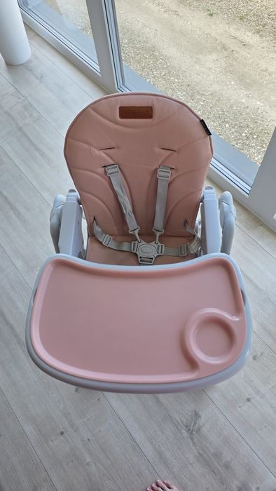 Krzesełko do karmienia Kidwell BENO Pink