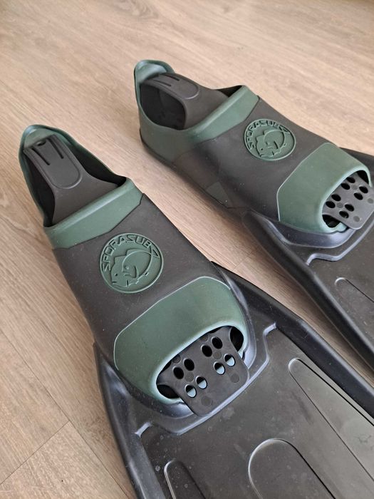 Barbatanas profissionais + meias neoprene + saco