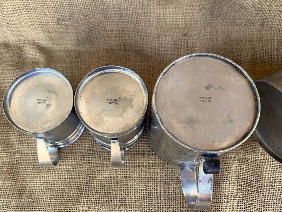 Кружка нержавейка 0,2-1 л. СССР