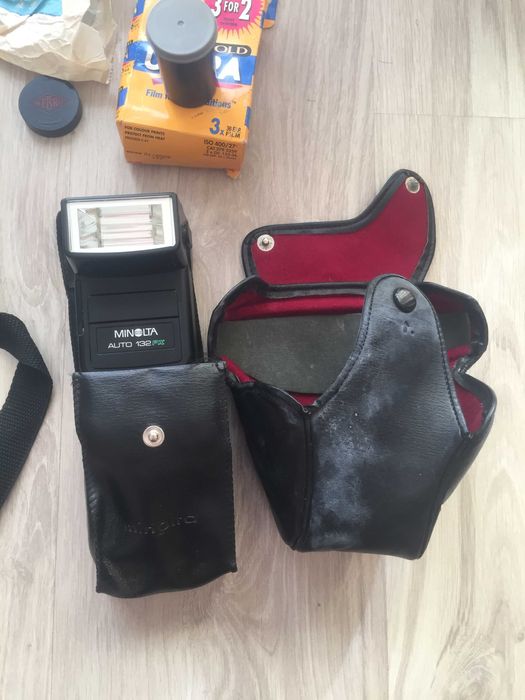 Aparat analogowy Minolta X500 zestaw