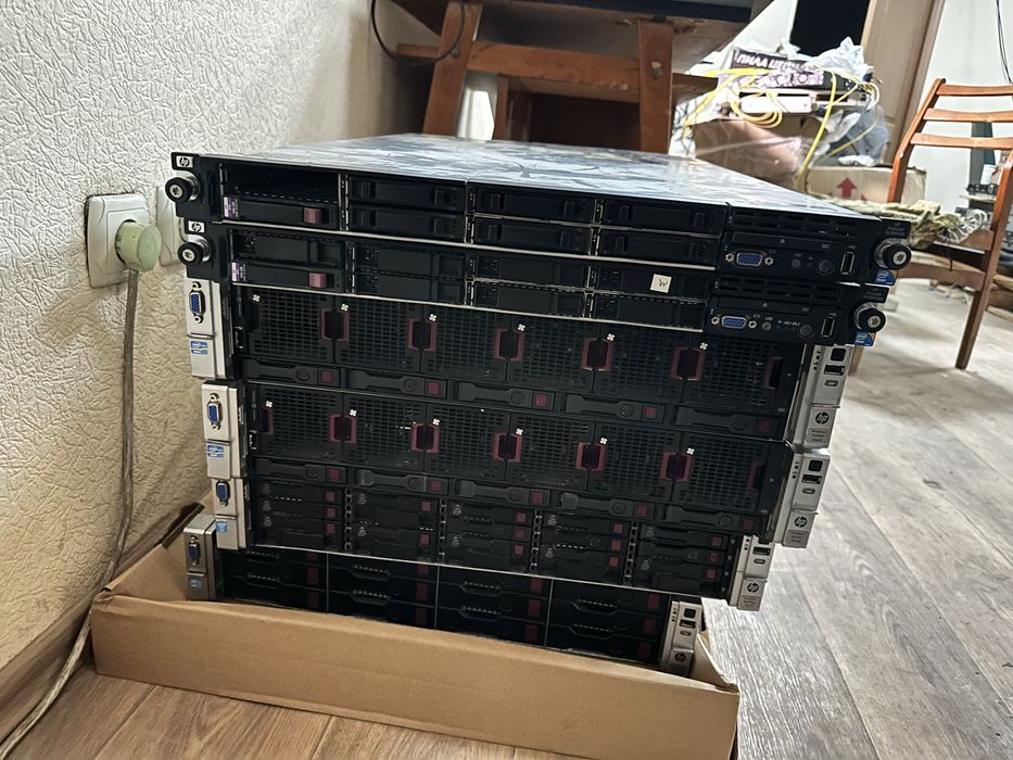 Сервер HP DL560 DL360 DL380e DL380p Gen6 Gen8 SuperMicro 6017 r-wrf
