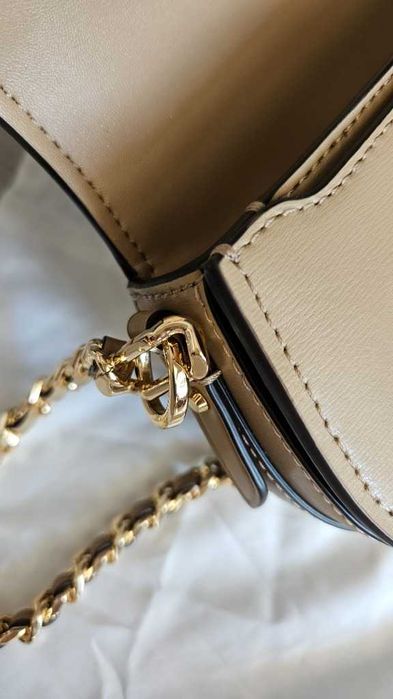 Michael Kors piękna, skórzana torebka na łancuszku ORYGINAŁ