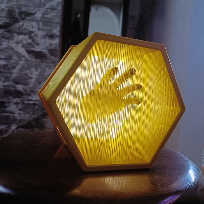 Luz de presença, mão