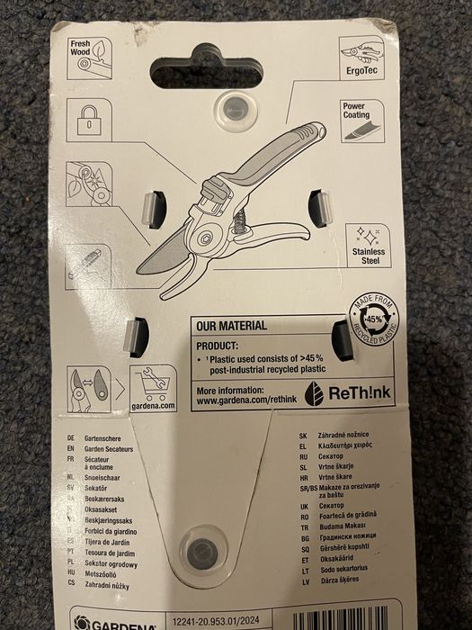 Секатор Gardena 22 мм