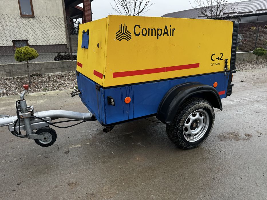 Kompresor srubowy Compair c42 zestaw piaskowania