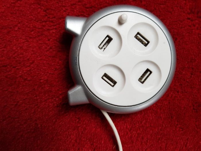 Adapter przejściówka rozdzielacz Hub Tchibo TCM z regulowaną długością