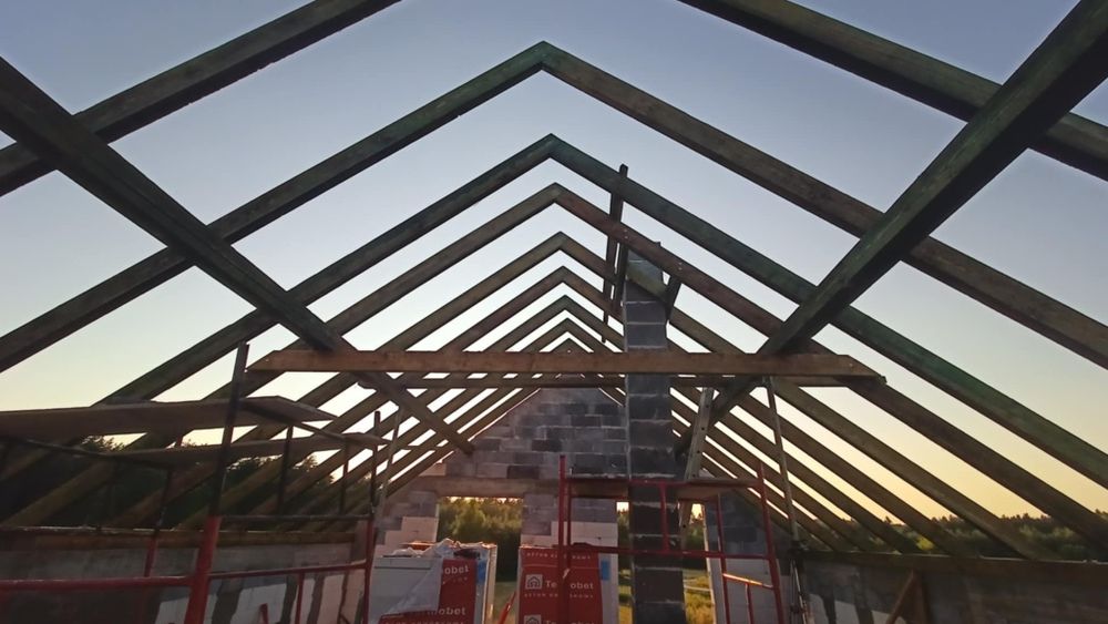 Budowa domu dachy płyty fundamentowe stropy sso