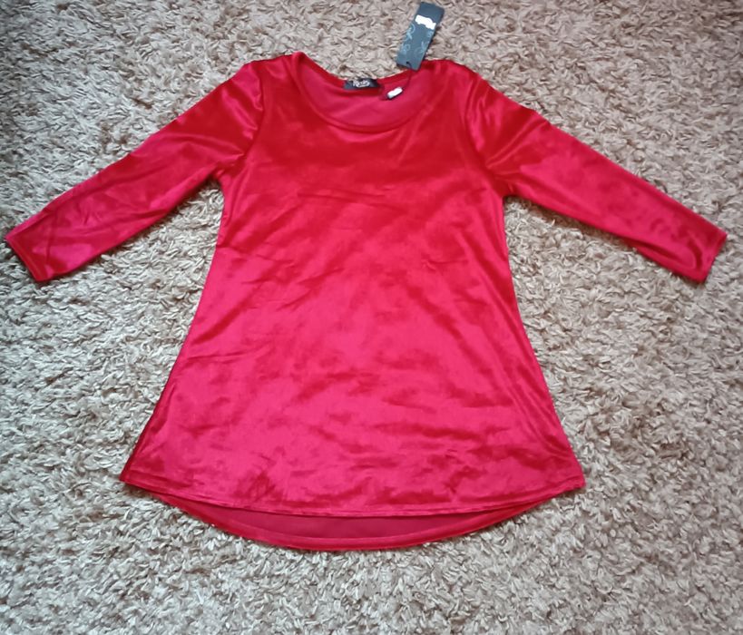 Czerwona bluzka NICOLE collection NOWA rozmiar "S"